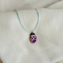 Colar Difusor Infantil de Óleo Essencial no Formato Joaninha