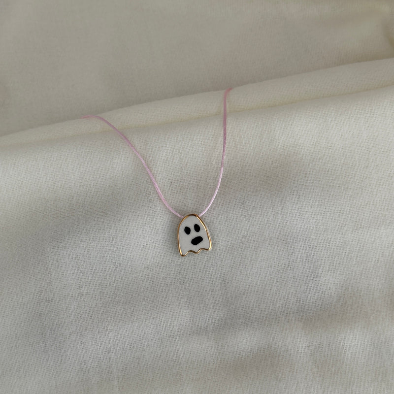 Colar Difusor Infantil de Óleo Essencial no Formato Fantasma