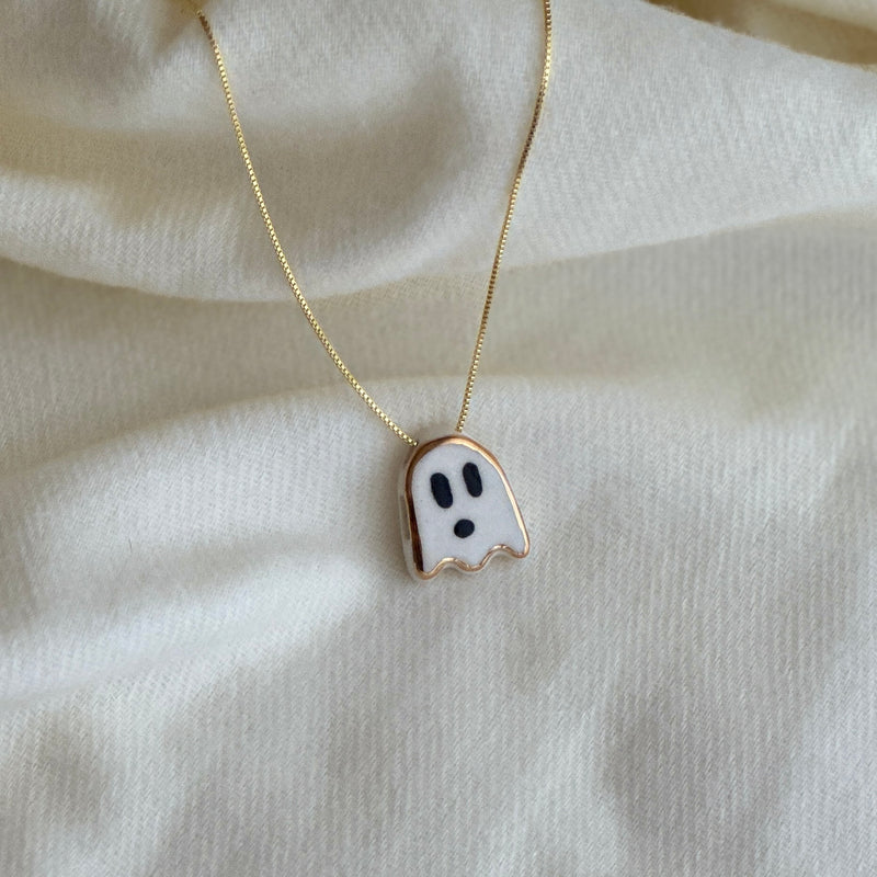 Colar Difusor Infantil de Óleo Essencial no Formato Fantasma