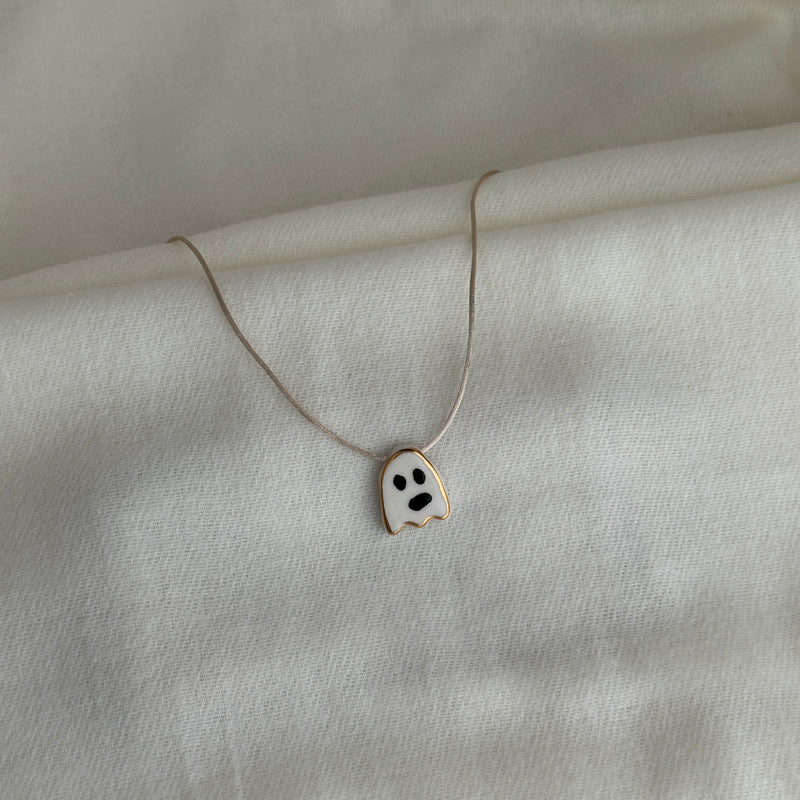 Colar Difusor Infantil de Óleo Essencial no Formato Fantasma