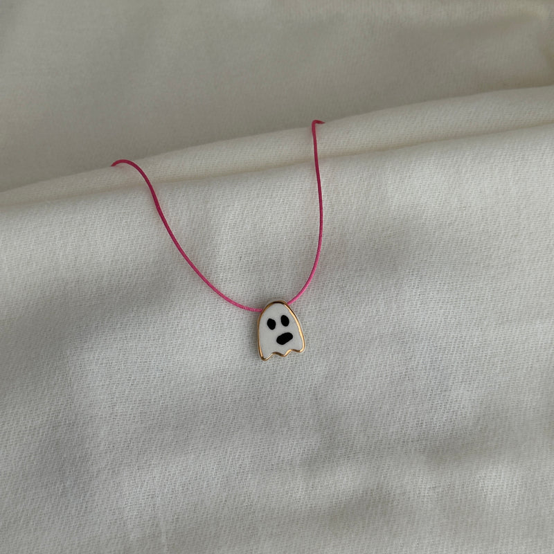 Colar Difusor Infantil de Óleo Essencial no Formato Fantasma