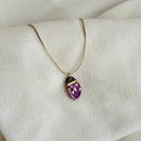 Colar Difusor Infantil de Óleo Essencial no Formato Joaninha