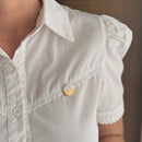 Broche Difusor de Óleo Essencial em Porcelana Minimalista