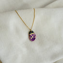 Colar Difusor Infantil de Óleo Essencial no Formato Joaninha