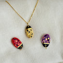 Colar Difusor Infantil de Óleo Essencial no Formato Joaninha