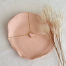 Colar Difusor de Óleo Essencial em Porcelana no Formato Coração