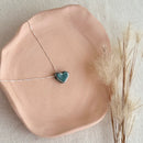 Colar Difusor de Óleo Essencial em Porcelana no Formato Coração