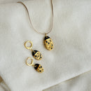 Conjunto Difusor Infantil de Óleo Essencial no Formato Joaninha (Colar+Brinco Difusor)