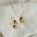 Conjunto Difusor Infantil de Óleo Essencial no Formato Joaninha (Colar+Brinco Difusor)