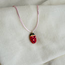 Colar Difusor Infantil de Óleo Essencial no Formato Joaninha