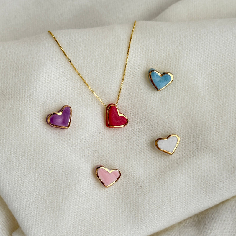 Colar Difusor Infantil de Óleo Essencial no Formato Coraçãozinho