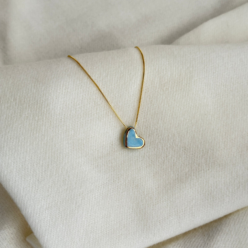 Colar Difusor Infantil de Óleo Essencial no Formato Coraçãozinho