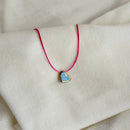 Colar Difusor Infantil de Óleo Essencial no Formato Coraçãozinho