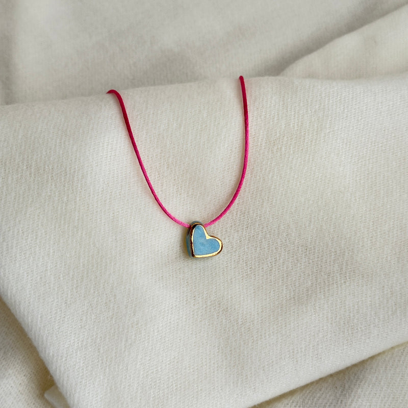 Colar Difusor Infantil de Óleo Essencial no Formato Coraçãozinho