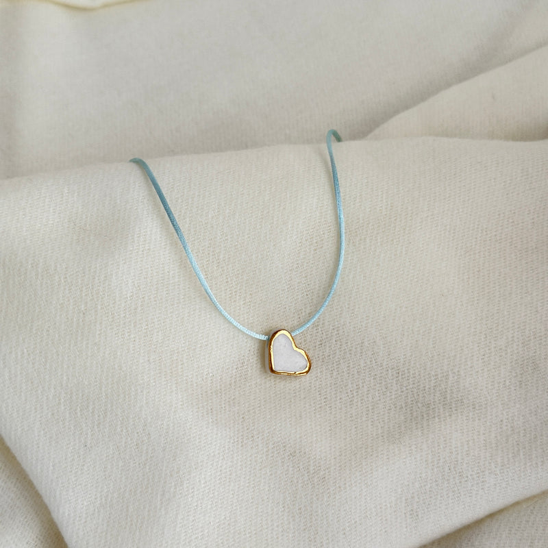 Colar Difusor Infantil de Óleo Essencial no Formato Coraçãozinho