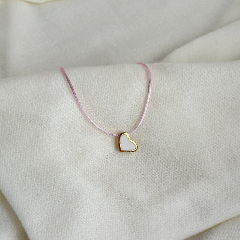 Colar Difusor Infantil de Óleo Essencial no Formato Coraçãozinho