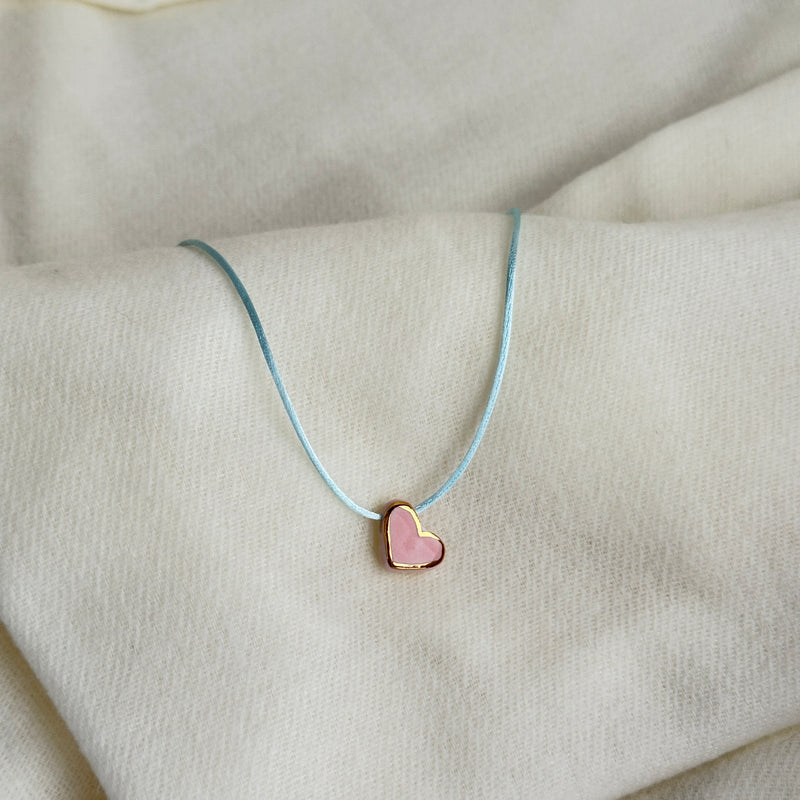 Colar Difusor Infantil de Óleo Essencial no Formato Coraçãozinho