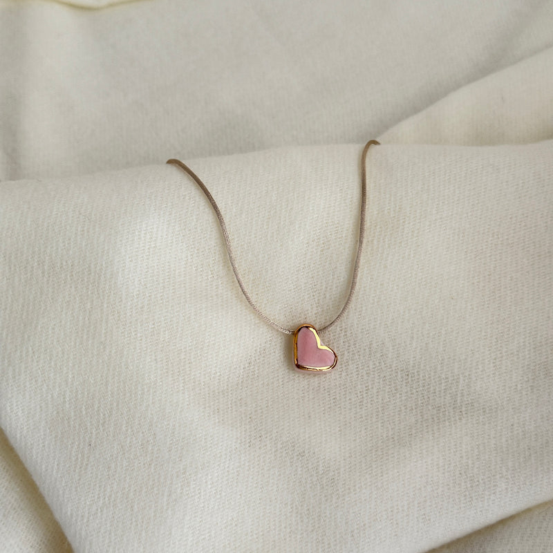 Colar Difusor Infantil de Óleo Essencial no Formato Coraçãozinho