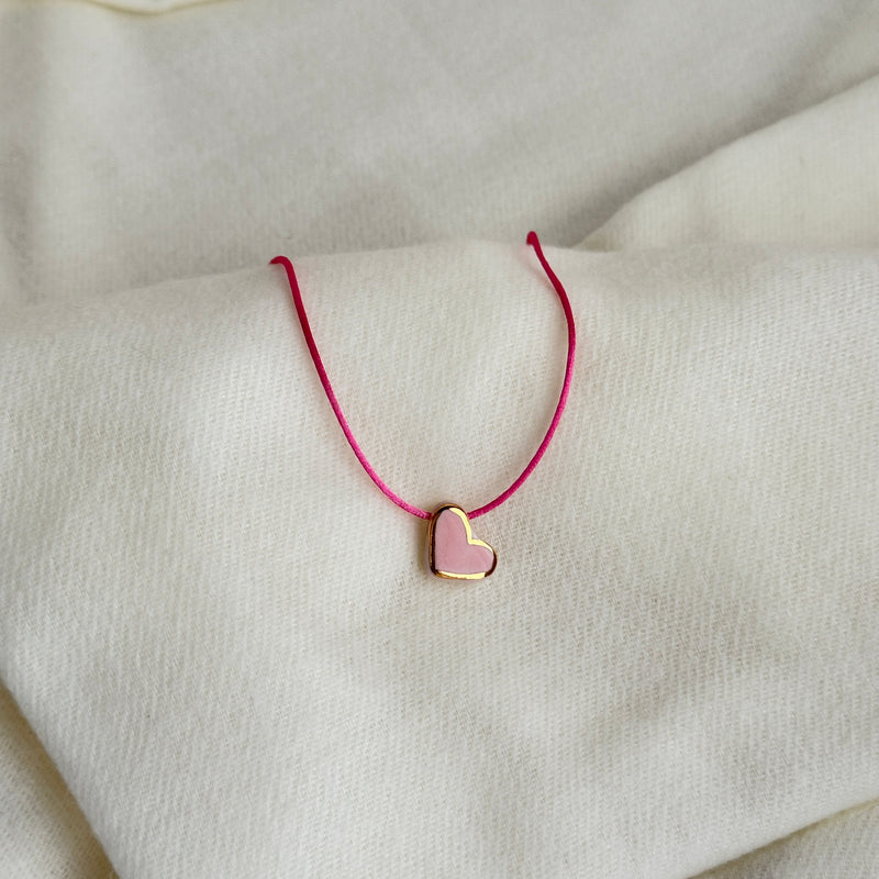 Colar Difusor Infantil de Óleo Essencial no Formato Coraçãozinho