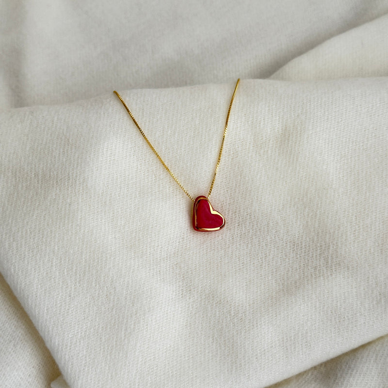 Colar Difusor Infantil de Óleo Essencial no Formato Coraçãozinho