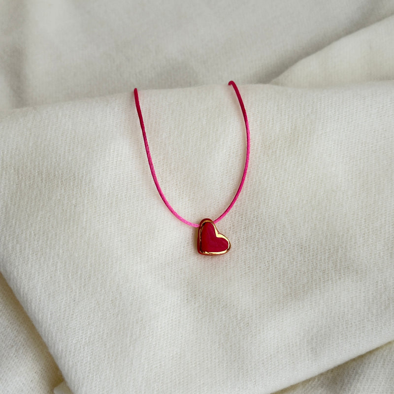 Colar Difusor Infantil de Óleo Essencial no Formato Coraçãozinho