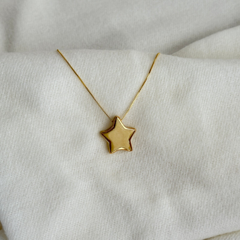 Colar Difusor Infantil de Óleo Essencial no Formato Estrelinha