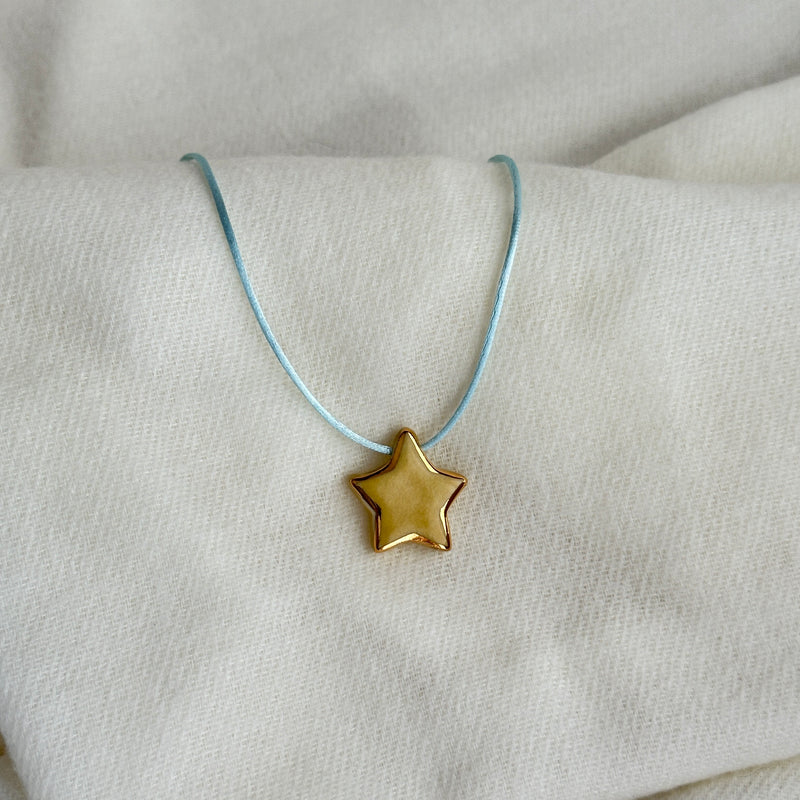 Colar Difusor Infantil de Óleo Essencial no Formato Estrelinha