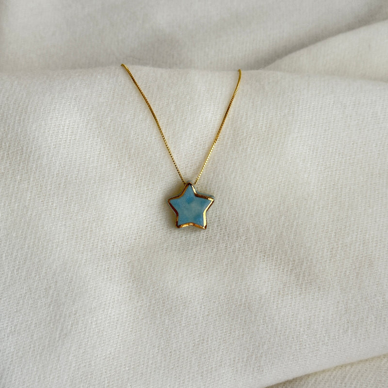 Colar Difusor Infantil de Óleo Essencial no Formato Estrelinha