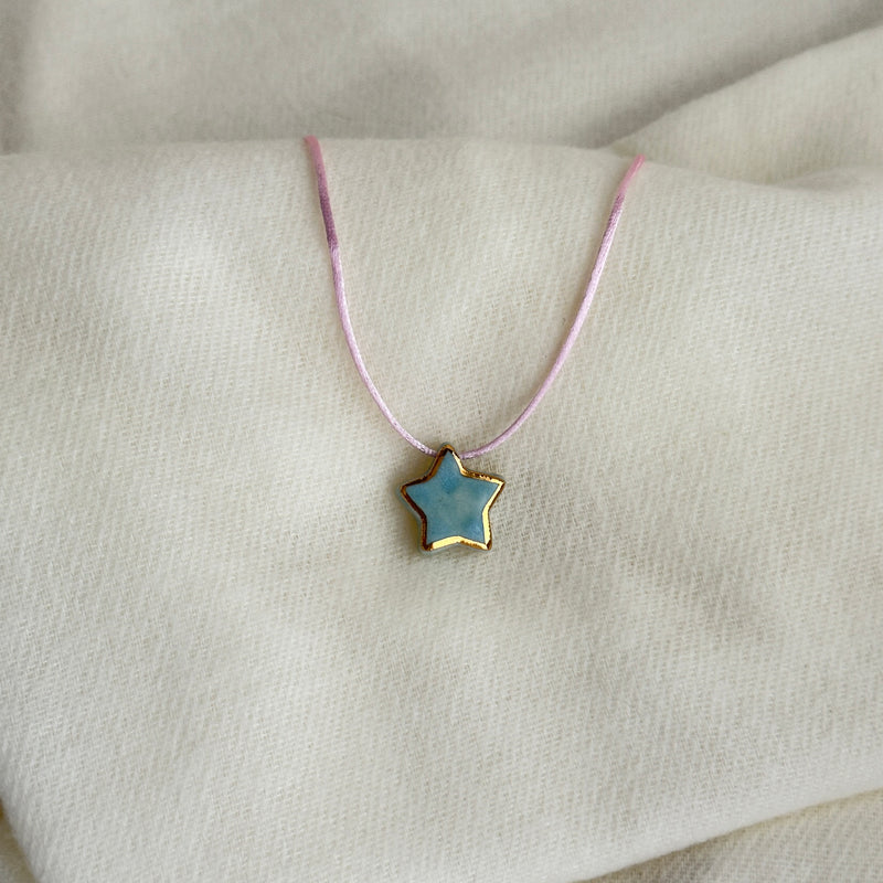 Colar Difusor Infantil de Óleo Essencial no Formato Estrelinha