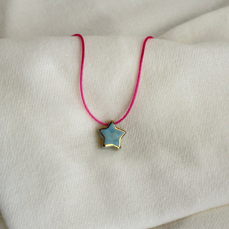 Colar Difusor Infantil de Óleo Essencial no Formato Estrelinha