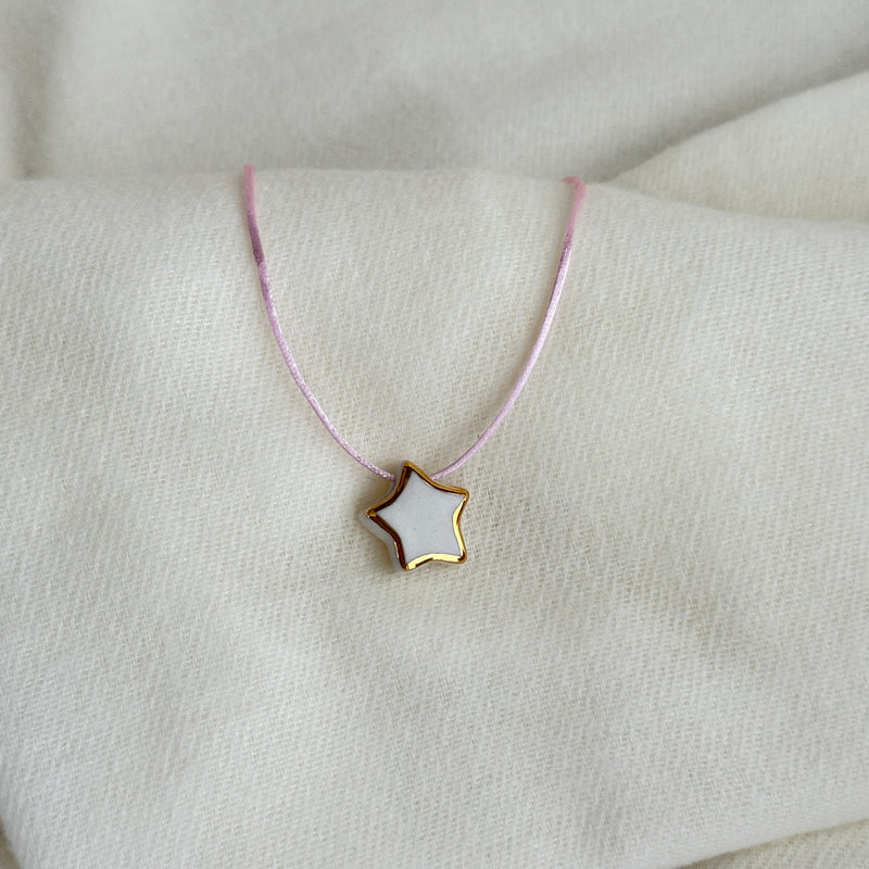 Colar Difusor Infantil de Óleo Essencial no Formato Estrelinha