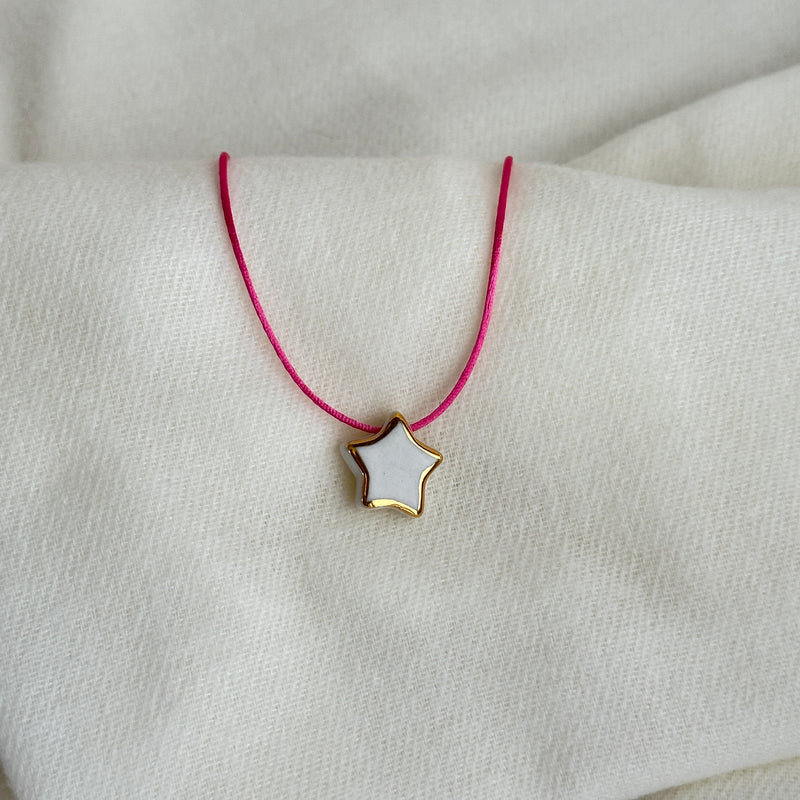 Colar Difusor Infantil de Óleo Essencial no Formato Estrelinha