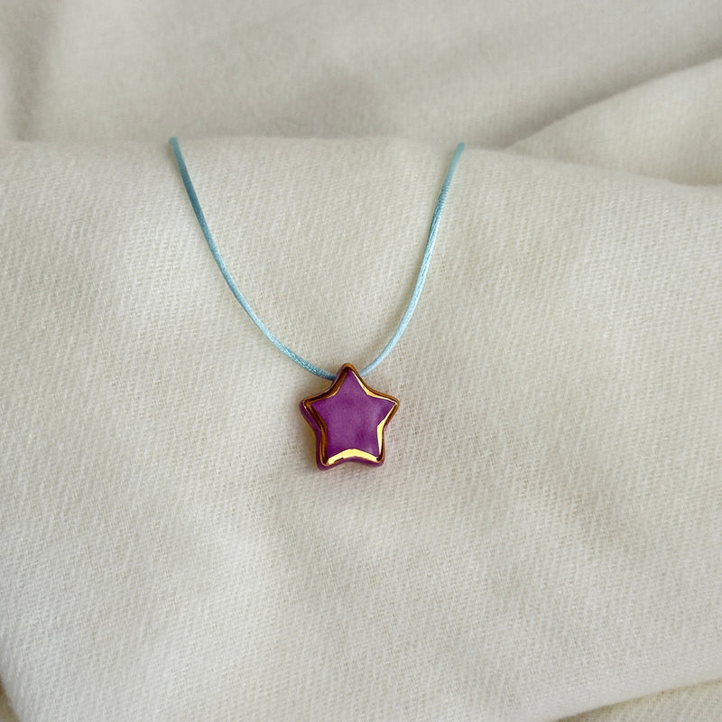 Colar Difusor Infantil de Óleo Essencial no Formato Estrelinha