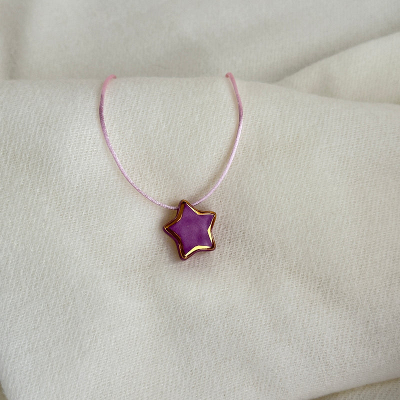 Colar Difusor Infantil de Óleo Essencial no Formato Estrelinha