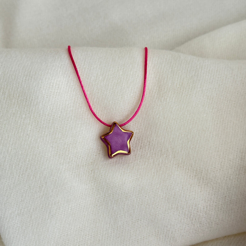 Colar Difusor Infantil de Óleo Essencial no Formato Estrelinha