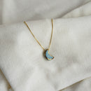 Colar Difusor Infantil de Óleo Essencial no Formato Lua