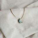 Colar Difusor Infantil de Óleo Essencial no Formato Lua