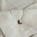 Colar Difusor Infantil de Óleo Essencial no Formato Lua