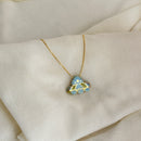 Colar Difusor Infantil de Óleo Essencial no Formato Nave Espacial