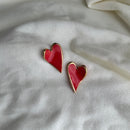 Brinco Difusor Coração Artesanal em Porcelana