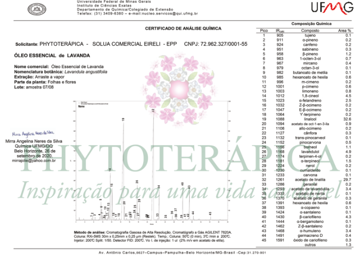 Óleo Essencial de Lavanda (gt. França) - 10ml